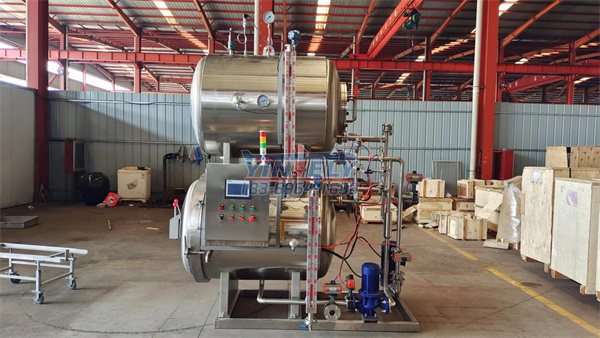 食品高温灭菌锅 蒸汽式肉类食品灭菌